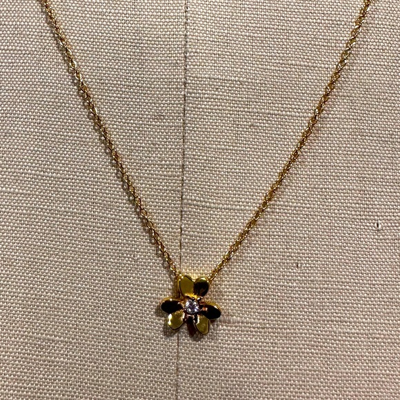 VCA inspired 18K Yellow gold Frivole Pendant. - Picture 1 of 7